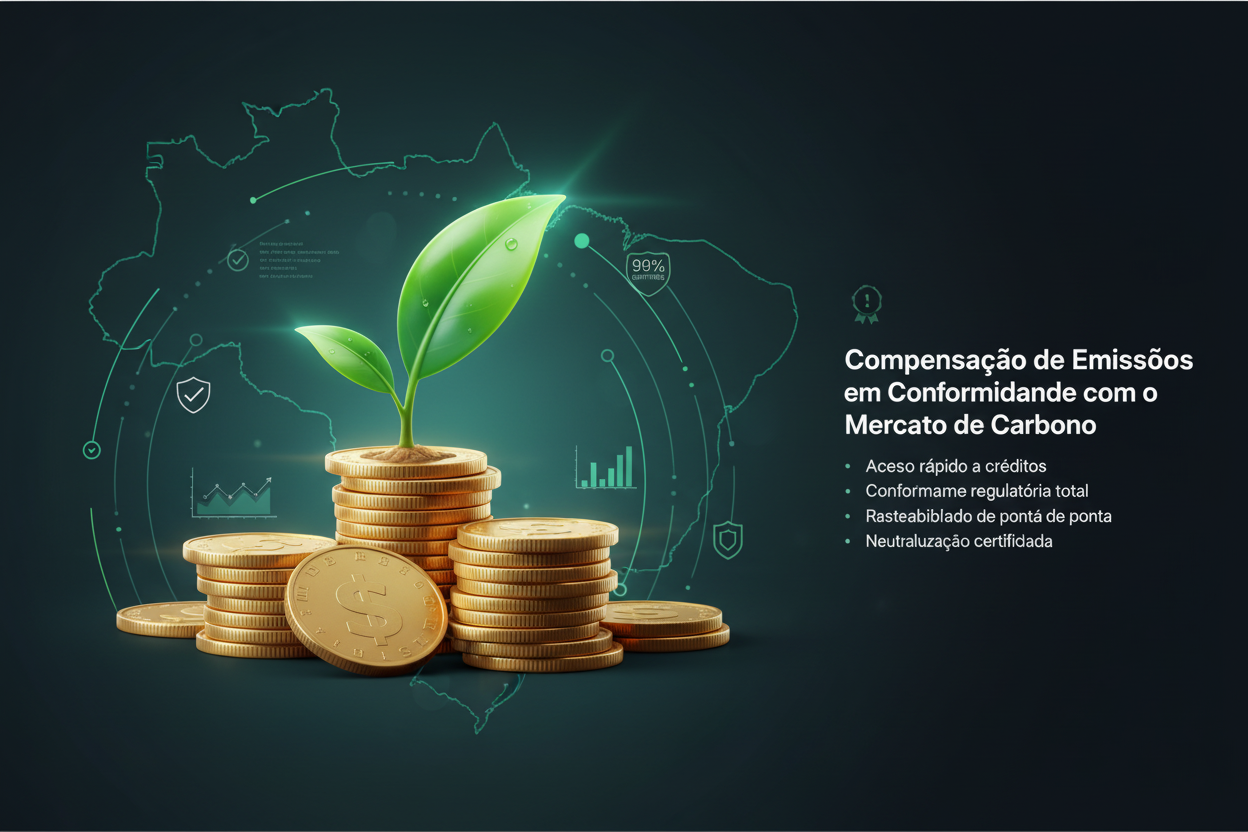 Compensação de Emissões em Conformidade com o Mercado de Carbono